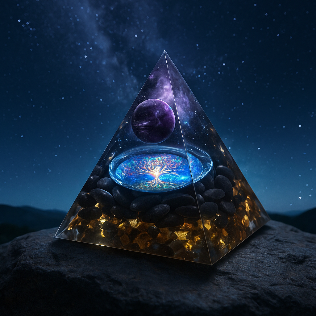 Crystal Energy Pyramid